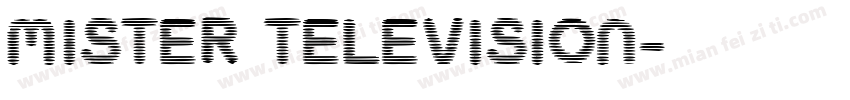 Mister Television字体转换